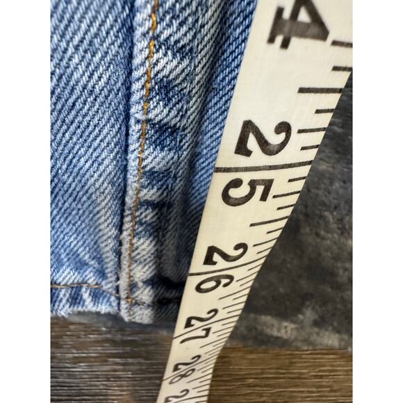 VTG 90s Levi’s 501 Button Fly Light Wash Denim Jeans Men’s 38x30 Made in USA! - Picture 4 of 8